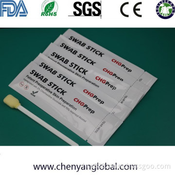 Single Packing Antiseptic Chg Swab for Intravenous Injection